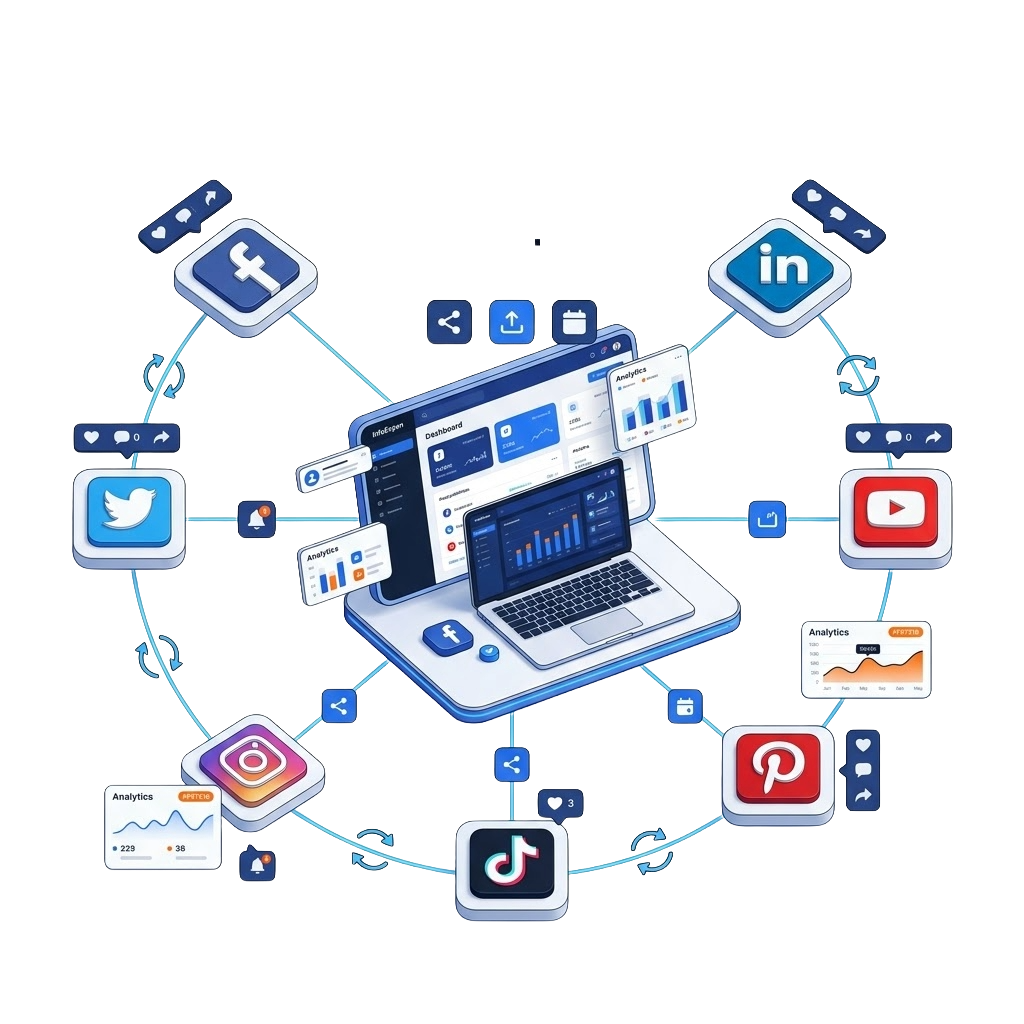 InfoExpan social media campaigns and performance marketing