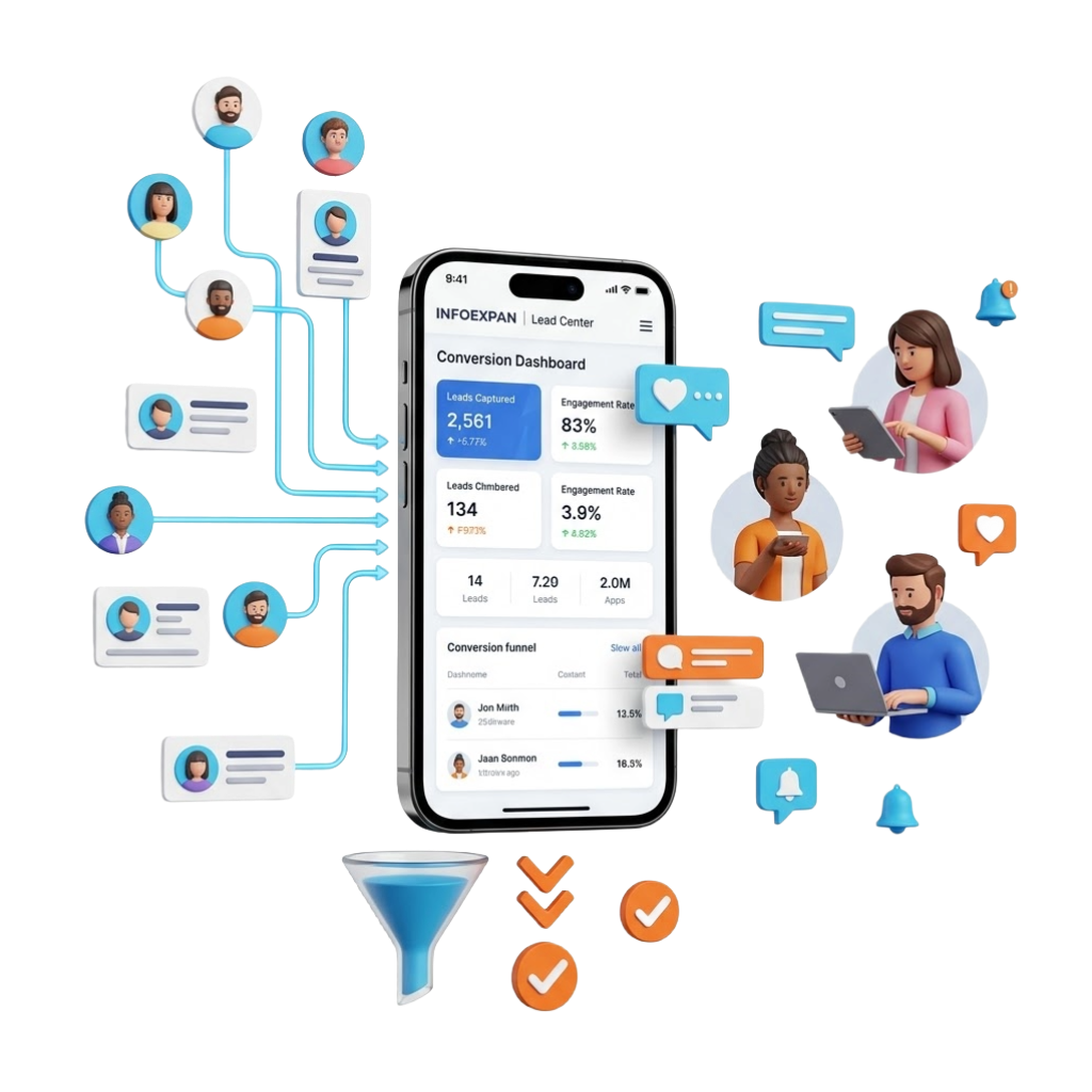 InfoExpan business communication and WhatsApp support solutions